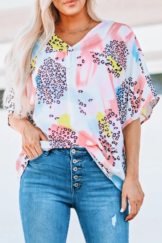WILD Watercolor Blouse