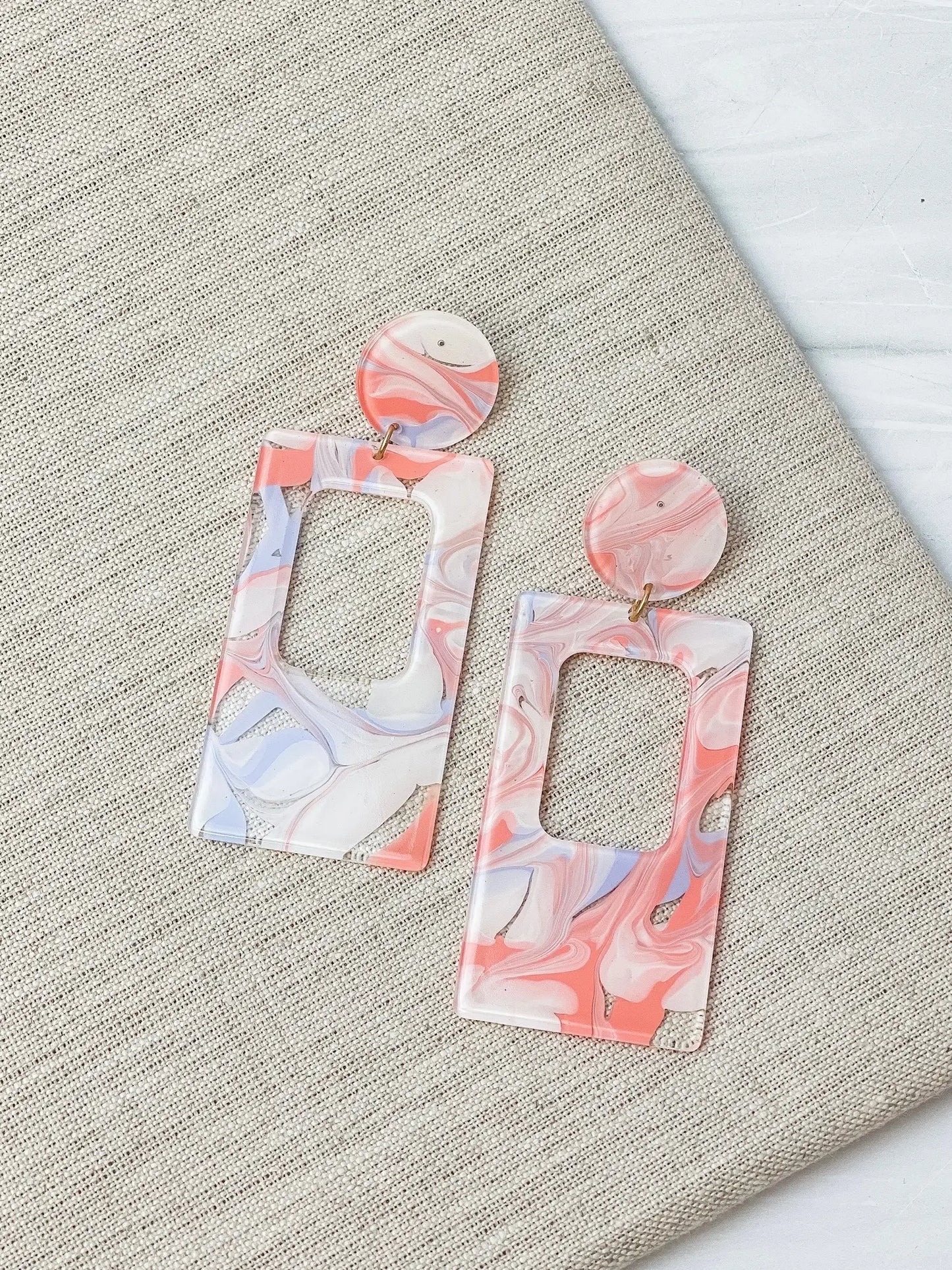 Get Groovy Acrylic Earrings