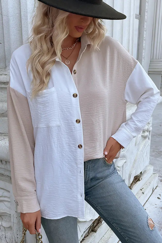 Raven Color-block Top