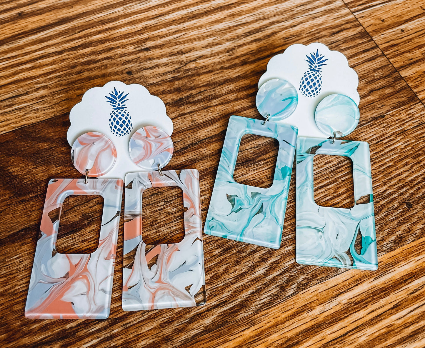 Get Groovy Acrylic Earrings