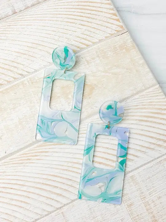 Get Groovy Acrylic Earrings