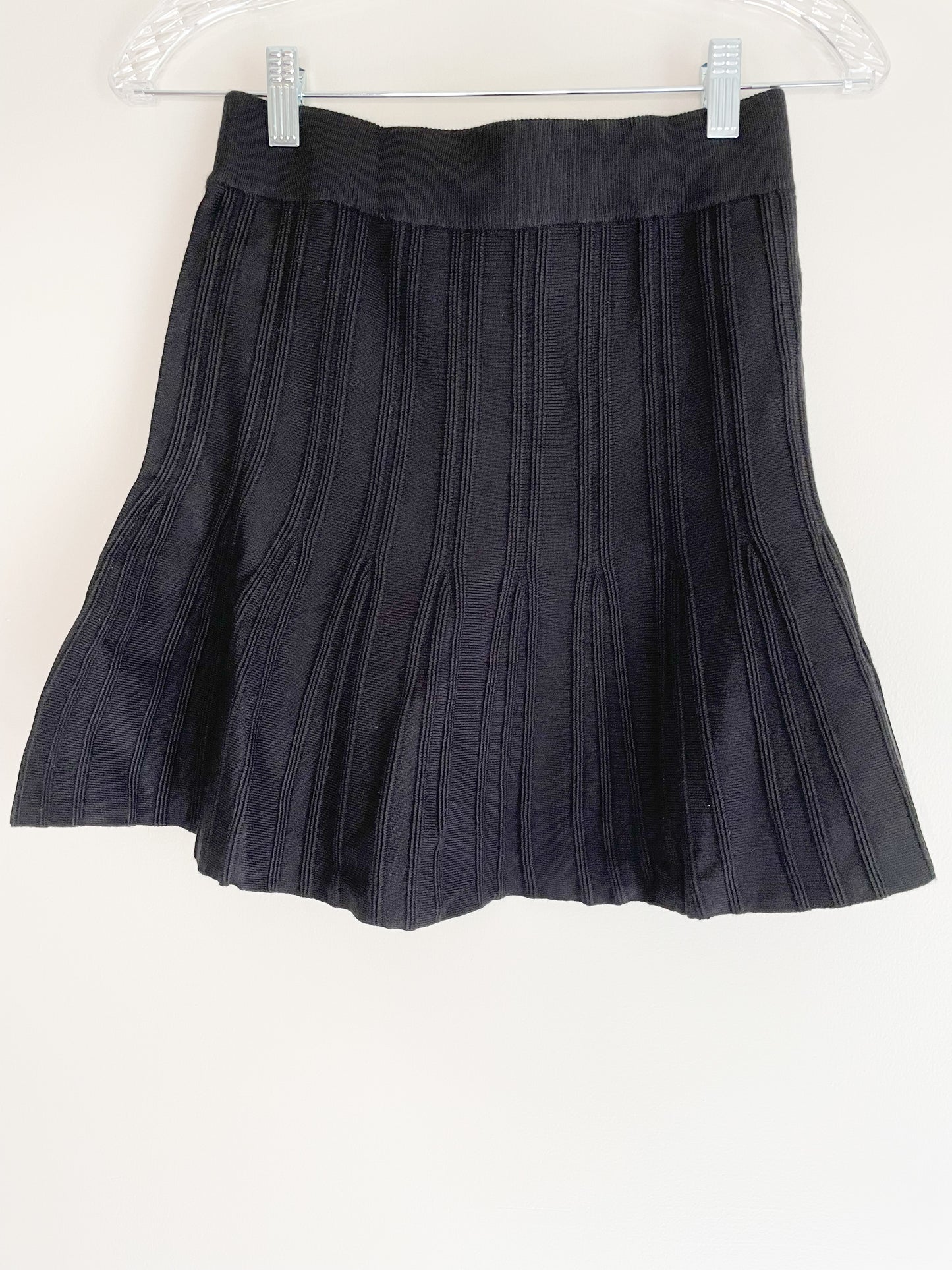 Textured Sweater Mini Skirt