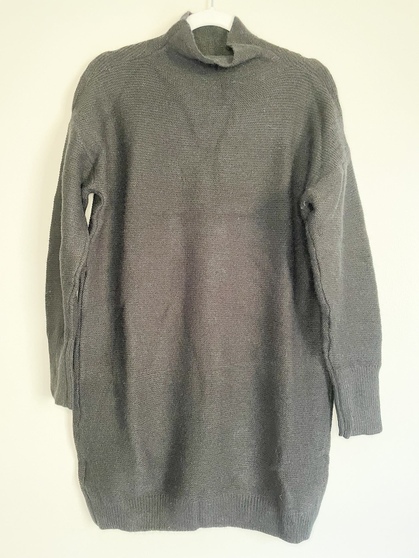 Mock Neck Sweater Dress (2 colors)