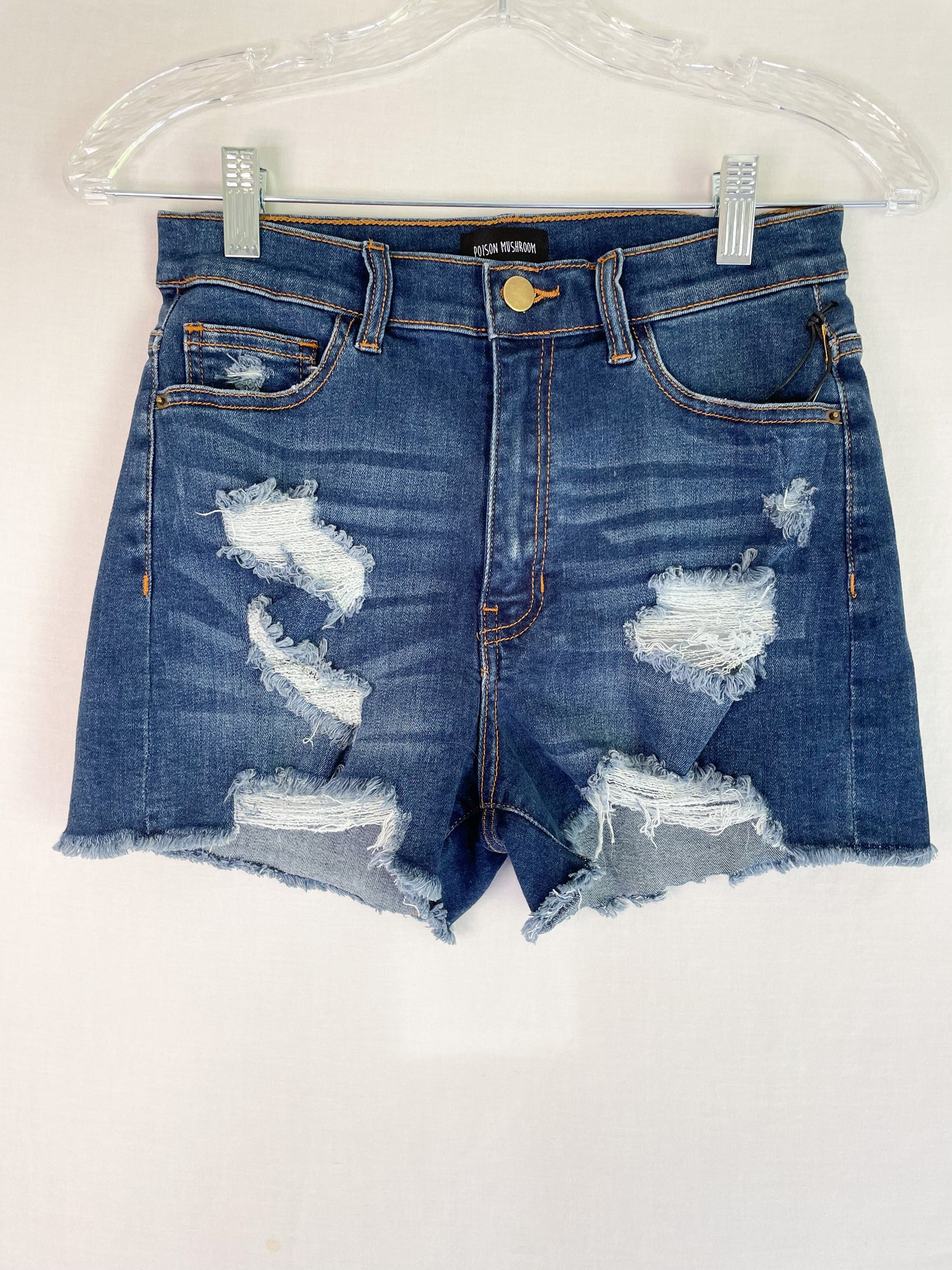 Mid Rise Denim Short