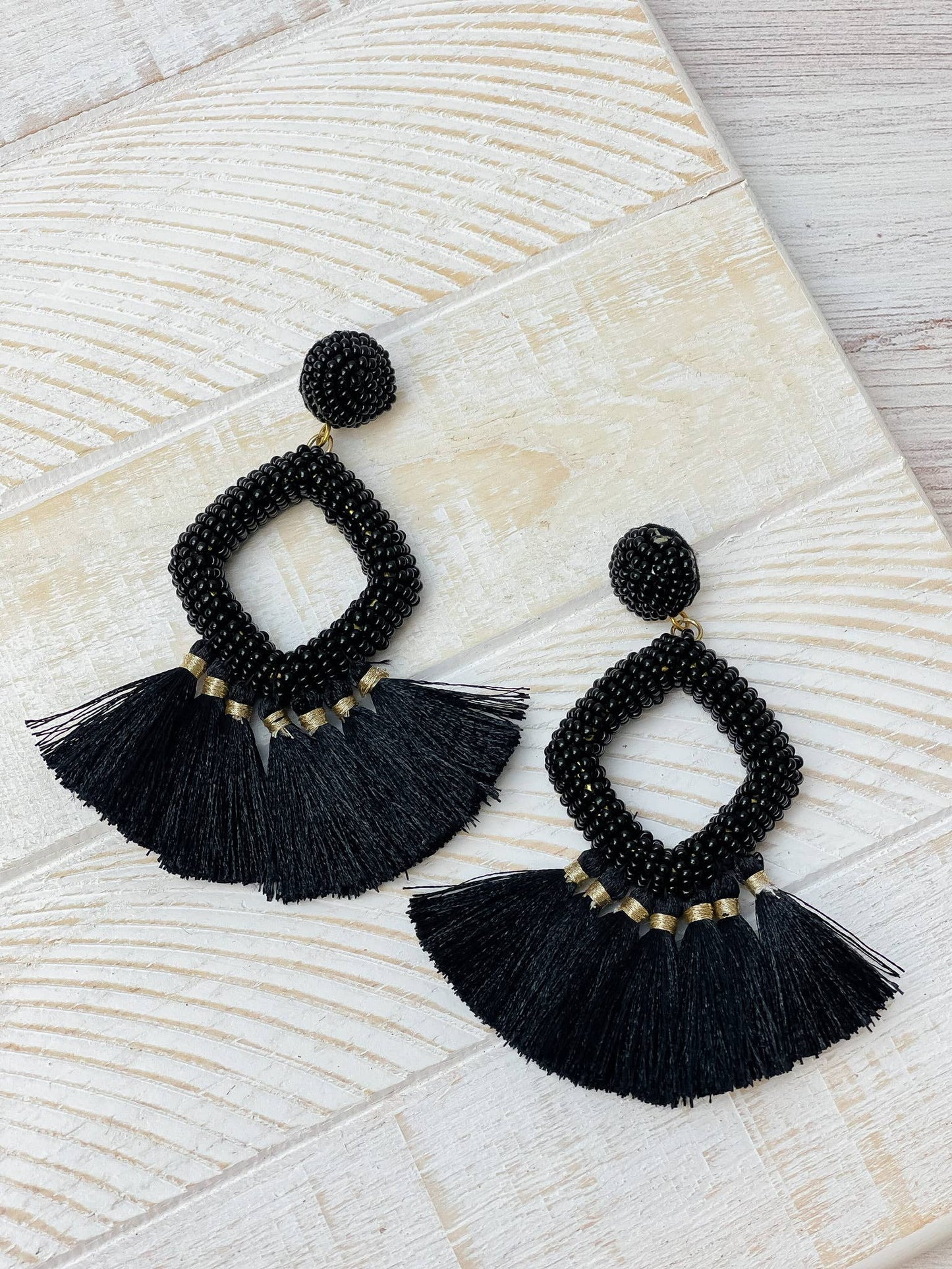 Fringe & Beaded Earrings