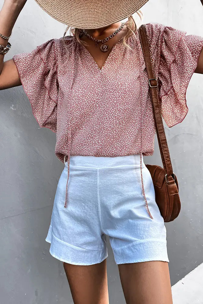 Leopard Lilly Top