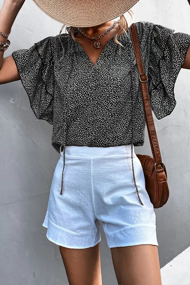 Leopard Lilly Top